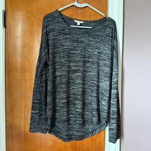 Calvin Klein Jeans Charcoal Long Sleeve Blouse